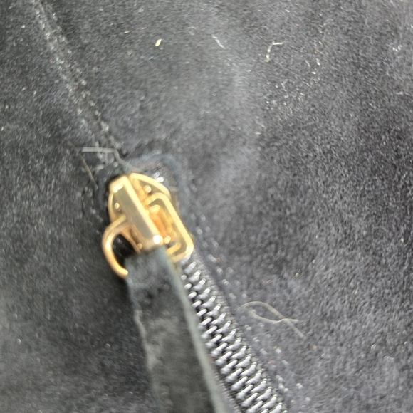 Tory Burch Laila Black Suede Otk Over The Knee Boots - Picture 12 of 14